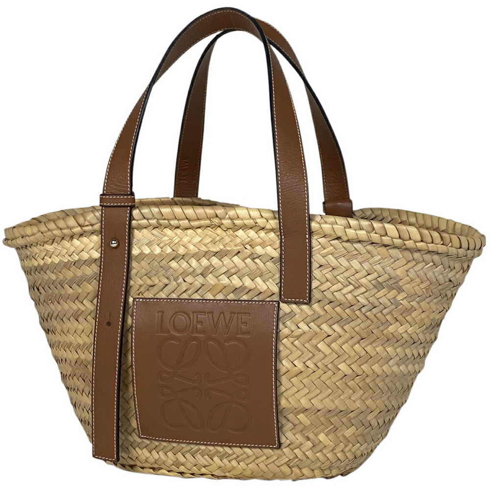 Loewe Basket Leather Bag Palm Leaf - Picture 2 of 6
